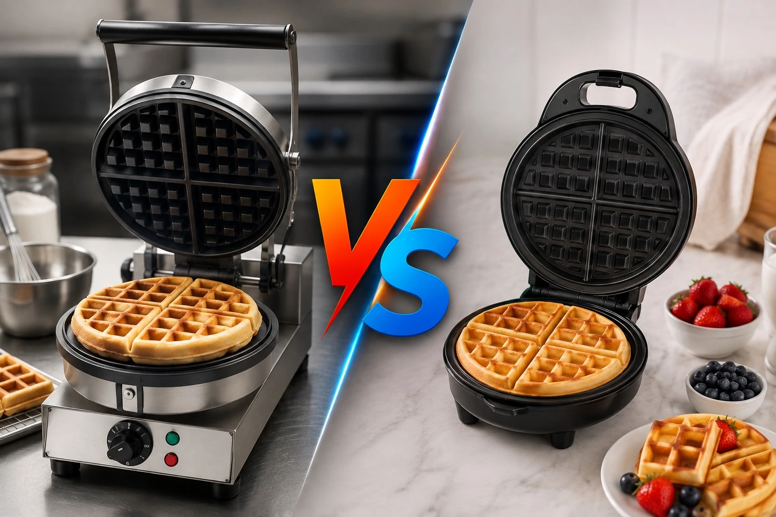 Belgian Waffle Maker vs Regular Waffle Maker
