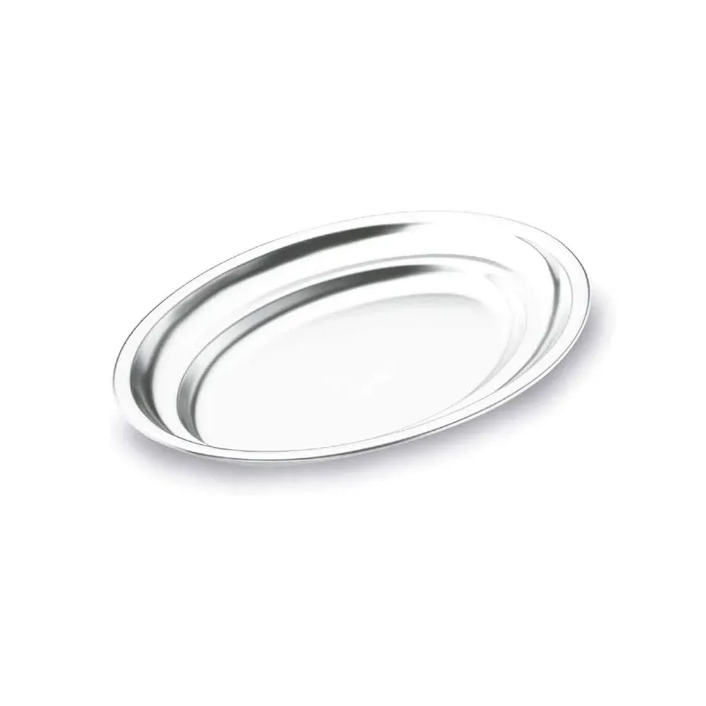 Lacor, Stainless Steel Oval Dish, 25 cm Length, 17 cm Width