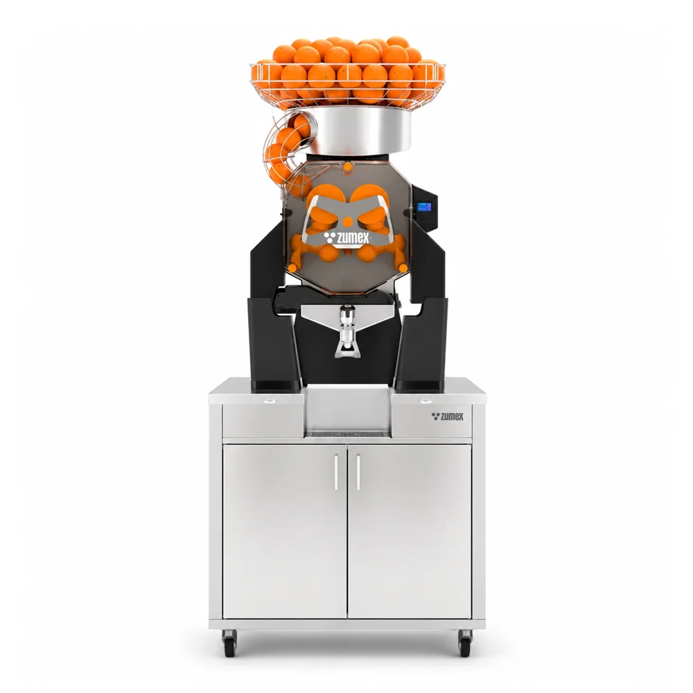 Zumex Speed S+ Self Service All-in-One High Capacity Automatic Feed Juicer With Wide Mirror Podium  40 Fruits / Minute