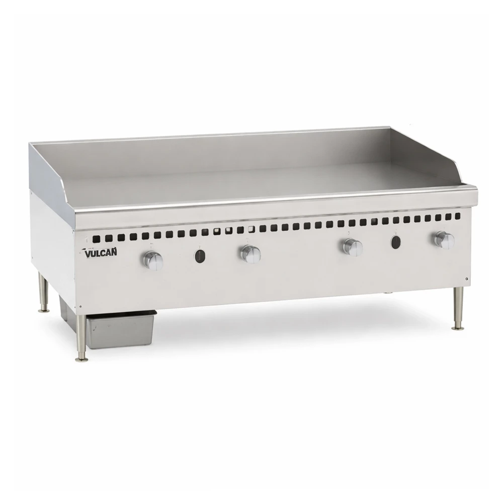 Vulcan, Griddle, Gas, 100,000 BTU, NG, 4 Controls