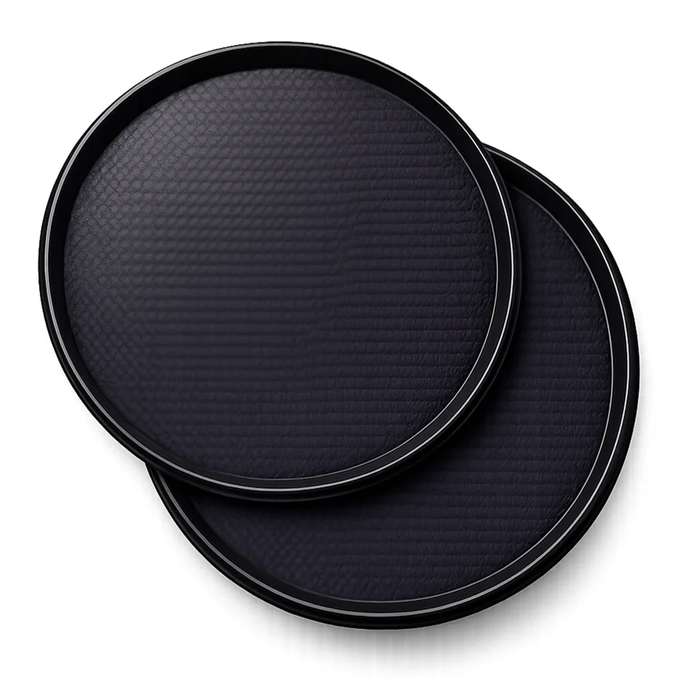 Wundermaxx Fiber Glass Round Serving Tray 16"