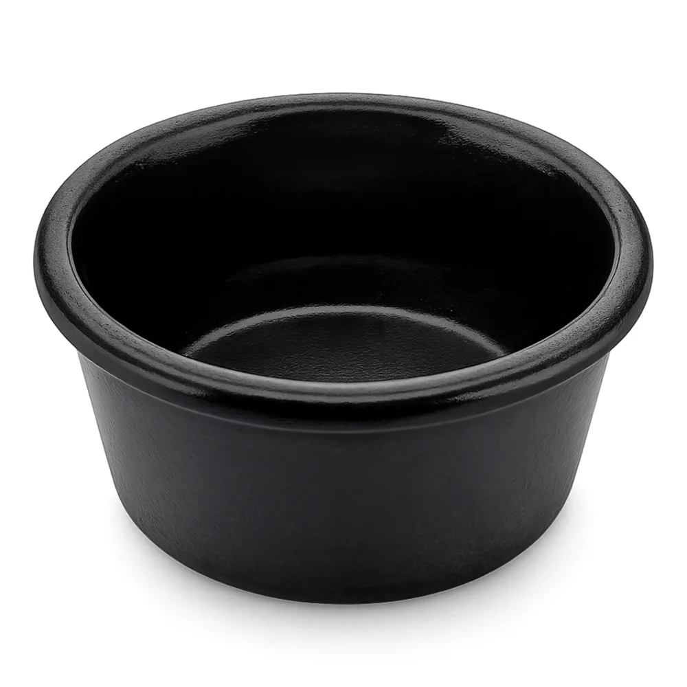 Kulsan Ramekin Plain Black 1oz