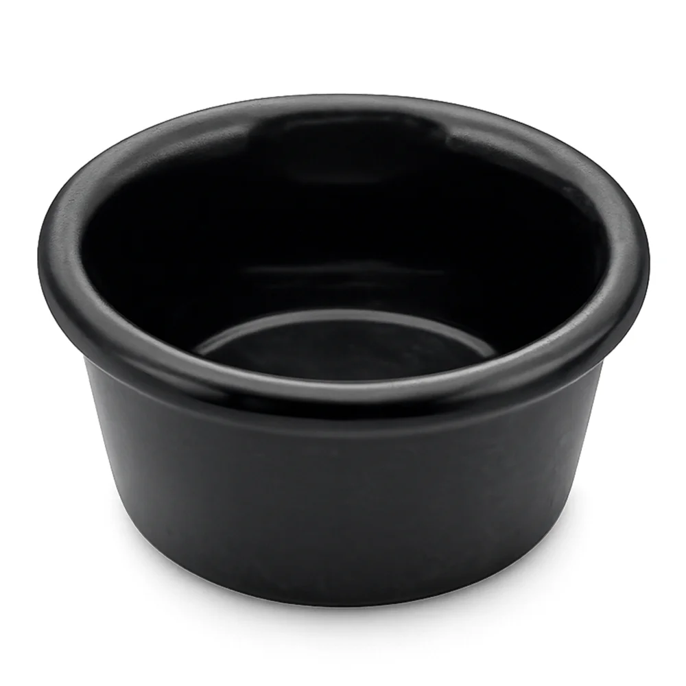 Kulsan Ramekin Plain Black 2oz