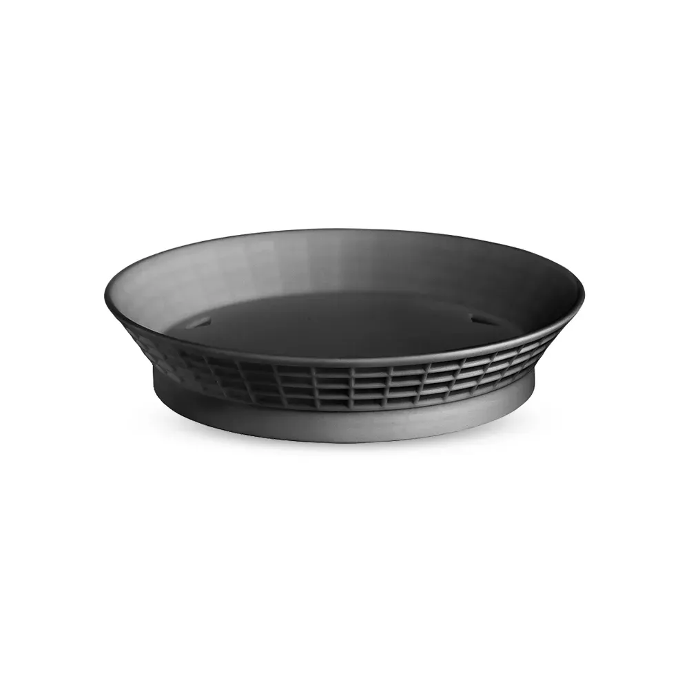 Tablecraft, Diner Platter, Plastic, 27 cm Diameter, Black