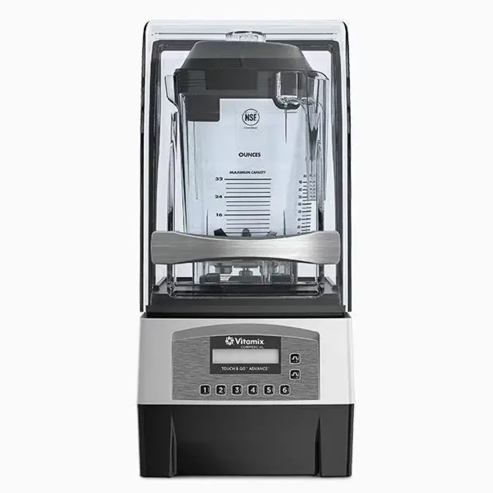 Vitamix Touch and Go Advance Commercial Blender, 2.3 HP Motor, 1.1-1.3 kW, 220-240V, 457 × 216 × 272 mm (H × W × D)
