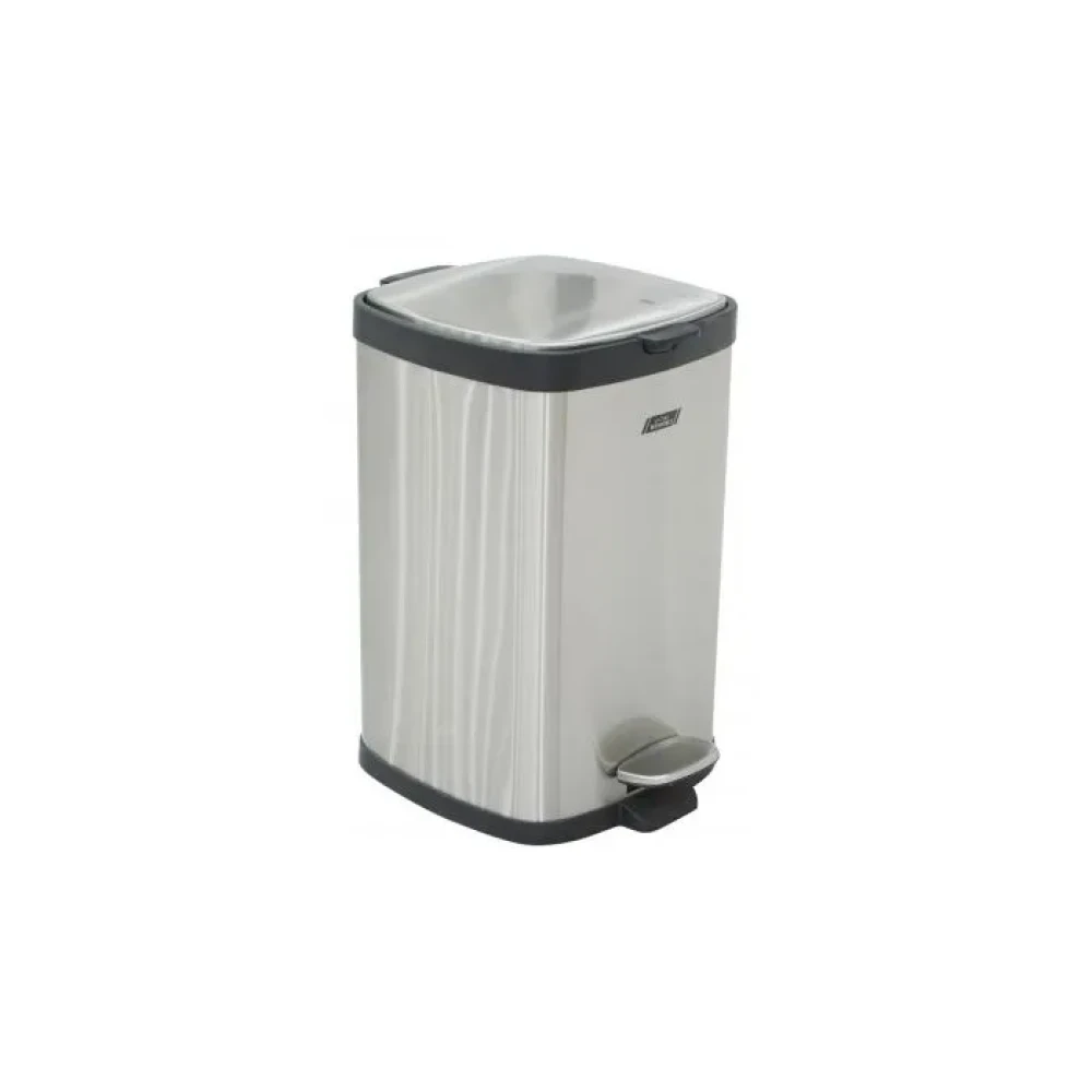 Soft Close Pedal Bin 12 Ltr Stainless Steel 25 cm Diameter × 40 cm Height