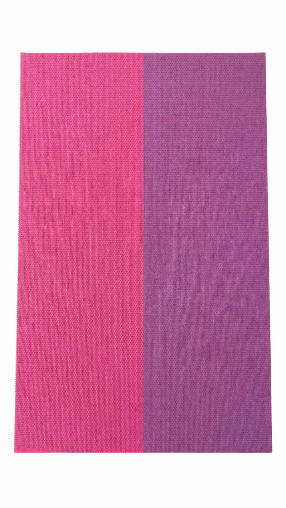 Rectangular PVC Woven Placemat for Kitchen and Dining, Red color 30 x 45 cm (W x L)