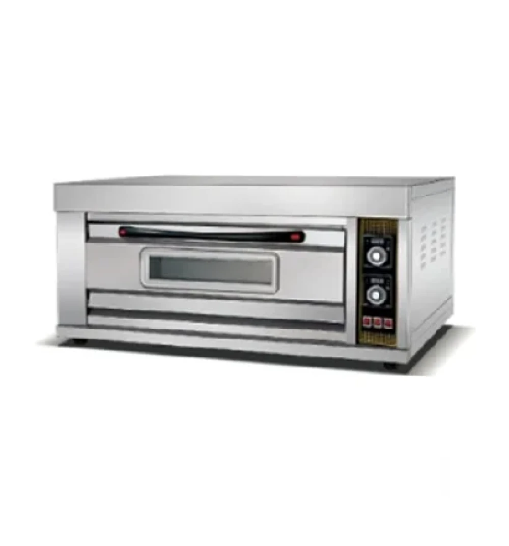 Electric Deck Oven, 1 Deck, 1 Trays and Tray Size 60x40 cm, 89×57.7×42 cm (L x W x H)