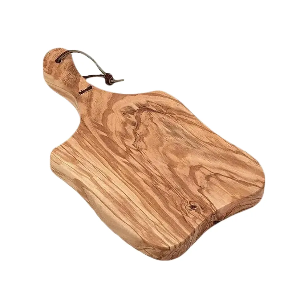 Bisetti, Cutting Board, Olive Wood, 34 cm Length, 19 cm Width, 2 cm Thickness