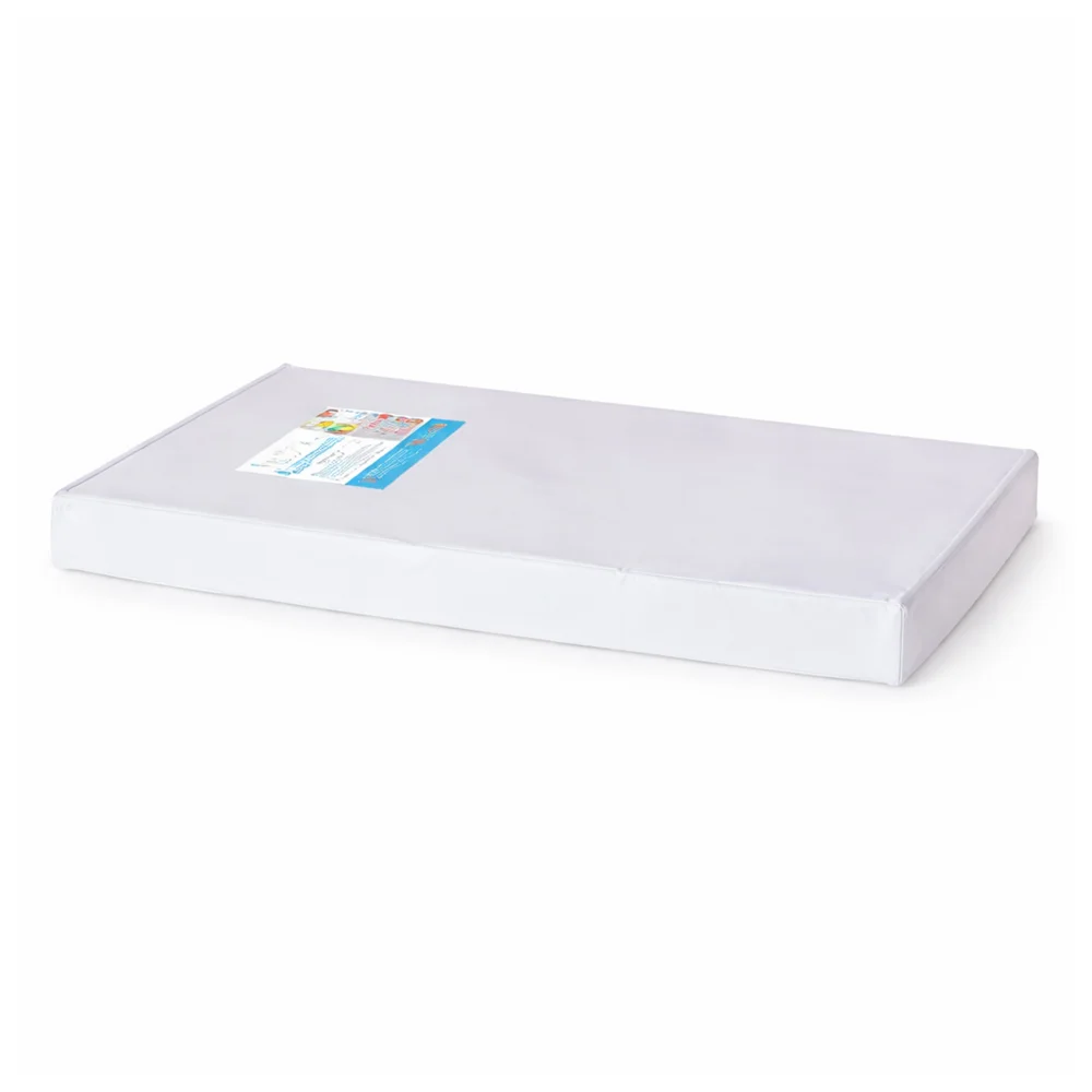 Foundations Crib Mattress 2" Inch For Compact Size Crib, White