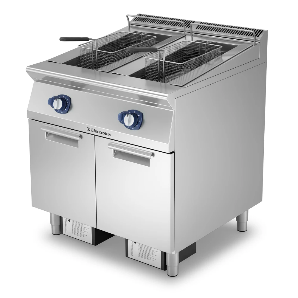 Electrolux, Fryer, Gas, 2 Wells, 23+23L