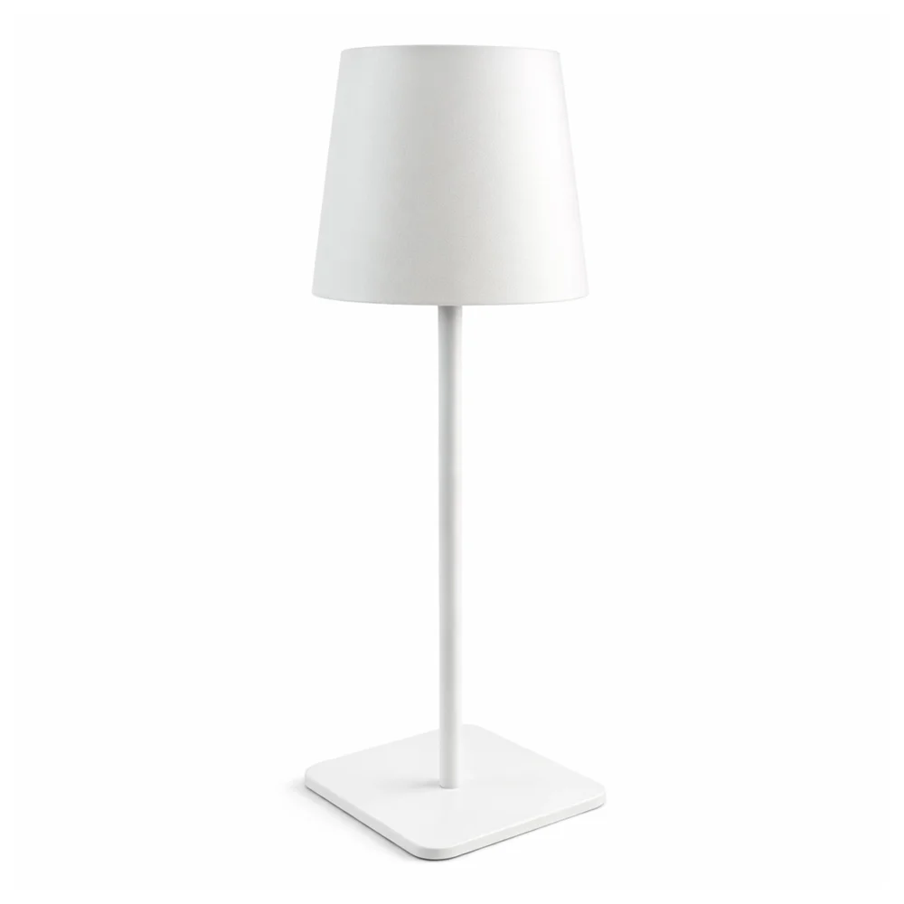 Wundermaxx, Table Lamp, 3000 mAh Battery, Type C USB, 38 cm Height, Matt White