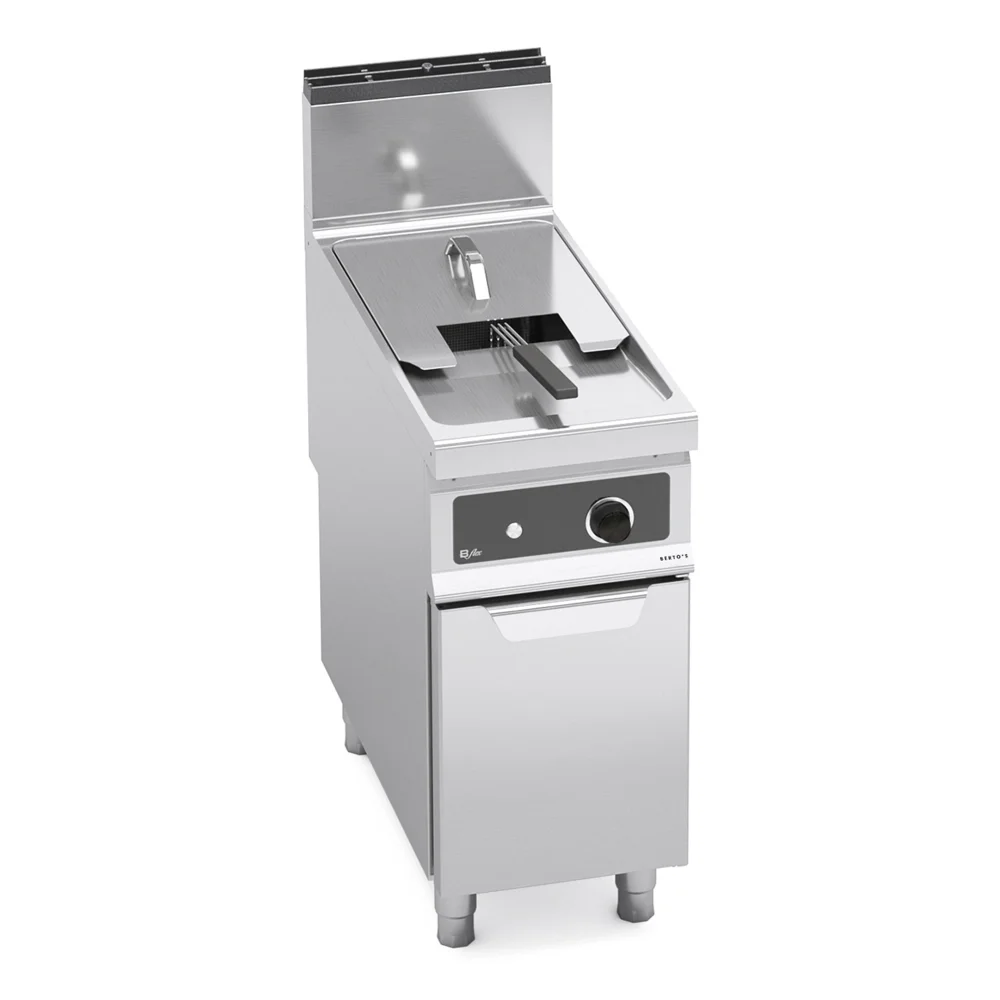 Bertos, Fryer with Cabinet, 18 L, 1 Basket, Gas, 14 kW