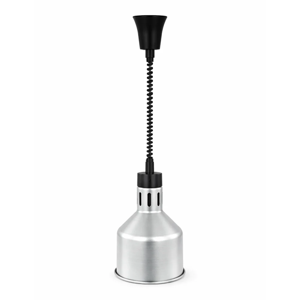 InfraredLamp Electric Adjustable Height 175 mm Diameter On/Off Switch Silver 17.5 × 23 × 28 cm (L × W × H)