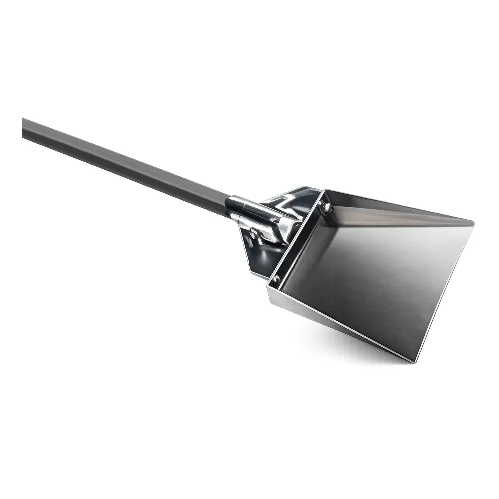 GI Metal Ash Shovel Stainless Steel Silver