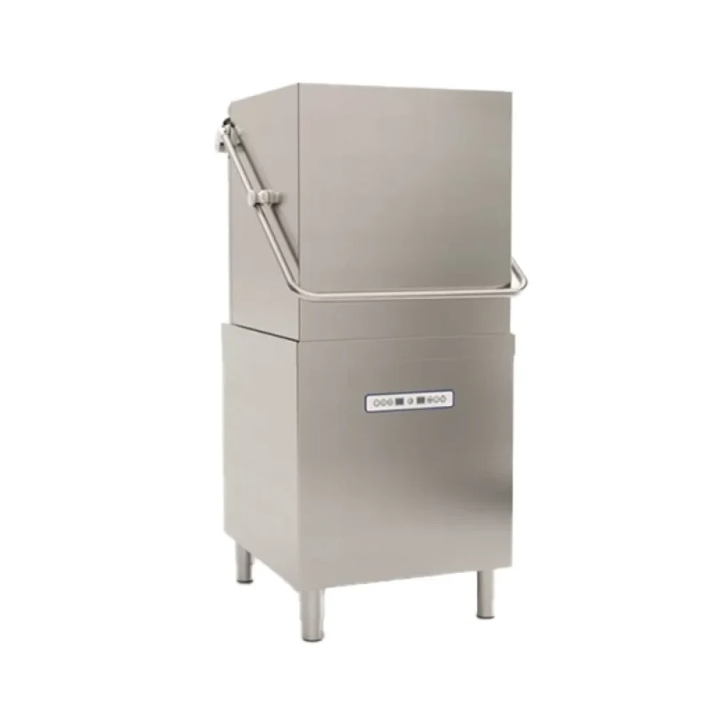 Walo Hood Type Dishwasher, 900 Dishes/Hour, 71.6 kW, 400 V, 66 × 76 × 150 cm (W x D x H)
