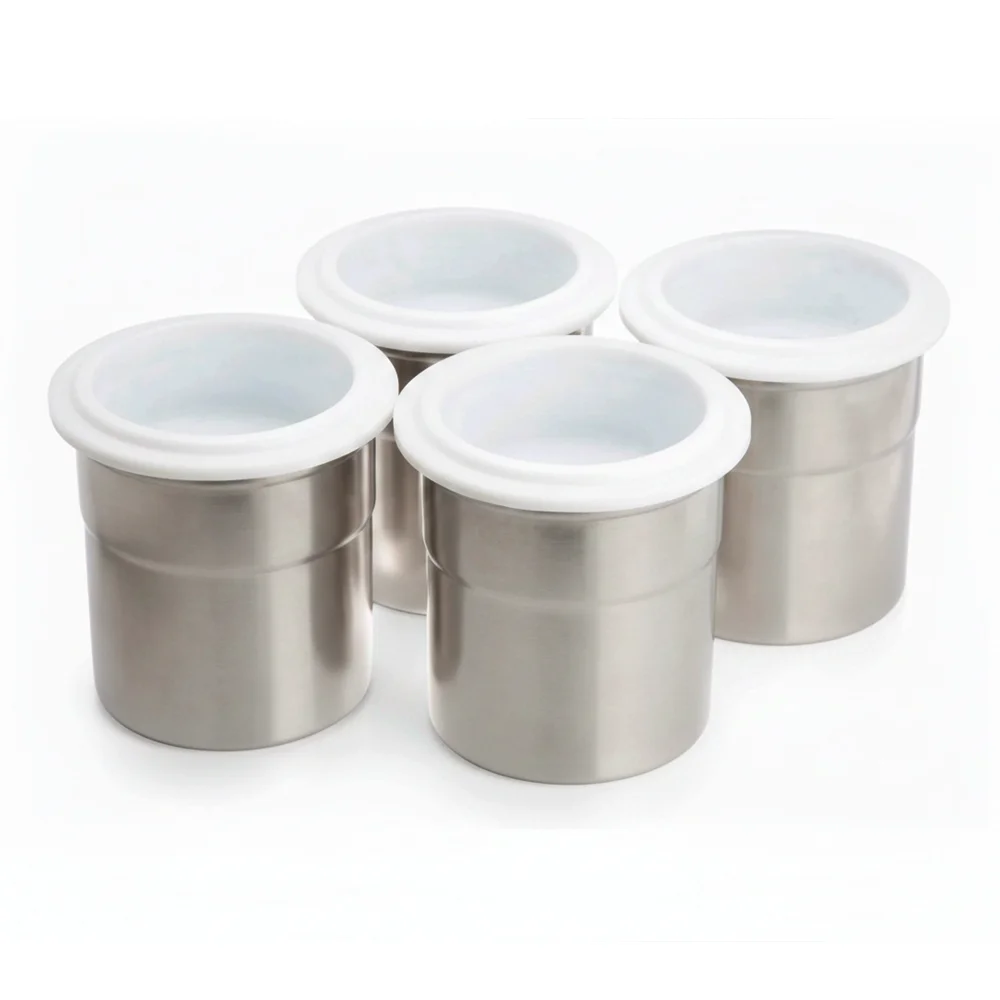 Pacojet, 4 Beaker Sets with Lids for Professional Kitchens