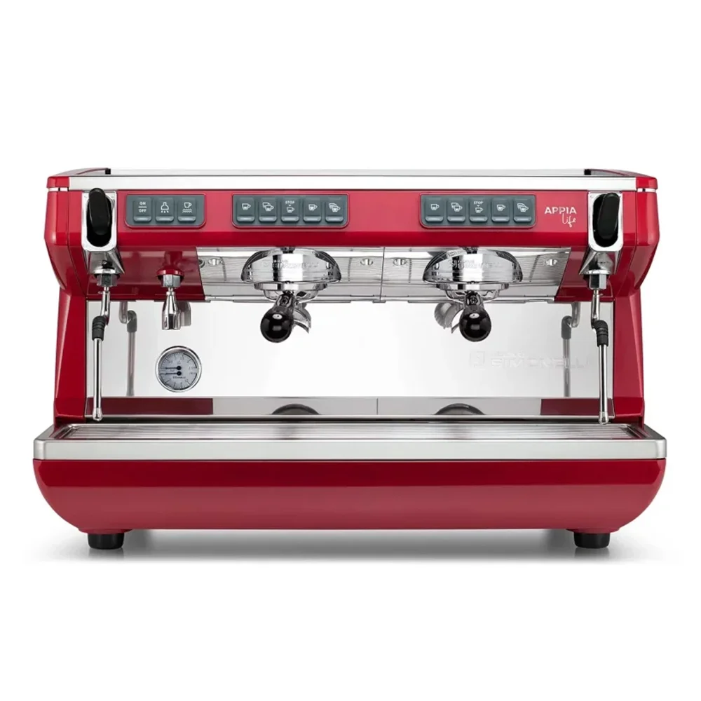 Nuova Simonelli, Appia Life Auto Volumetric 2 Group - Red ROSSO