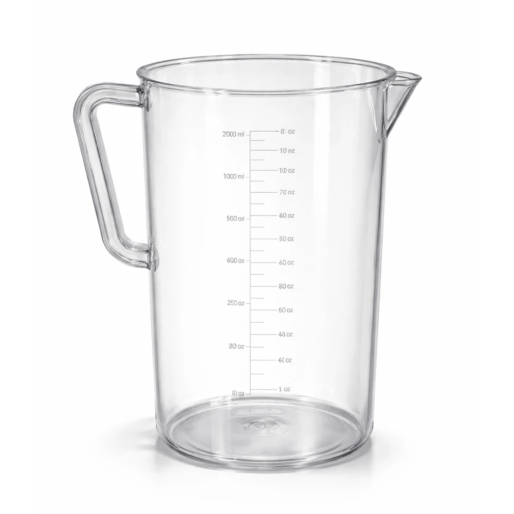 Chef360, measuring jug, plastic, clear, 2L capacity