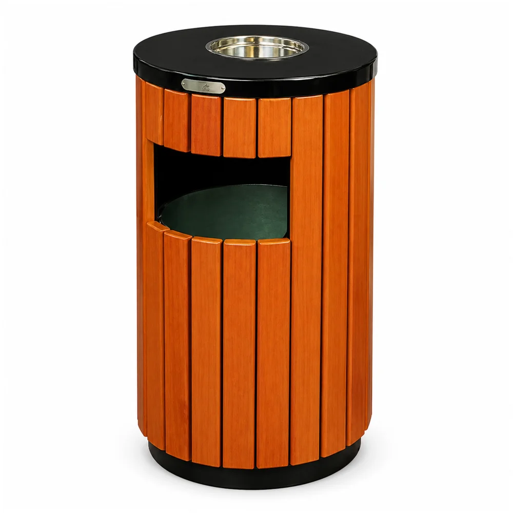 Brooks, Outdoor Ashtray Bin With Lid, 420 mm Diameter