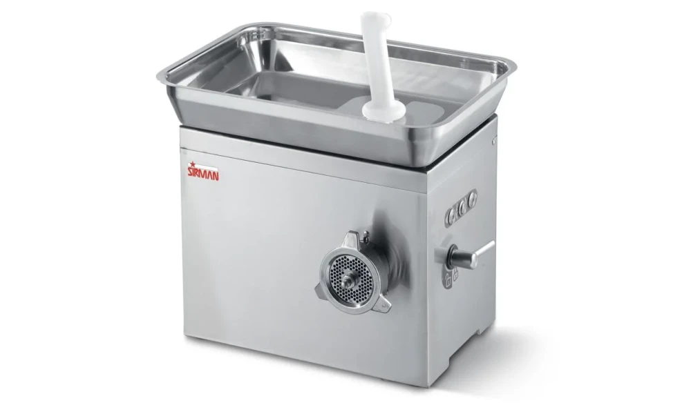 Sirman Meat Mincer, Stainless Steel, 350 kg/h, 1.1 kW, 220 V, 51.2 × 39 × 42.8 cm (L x W x H)