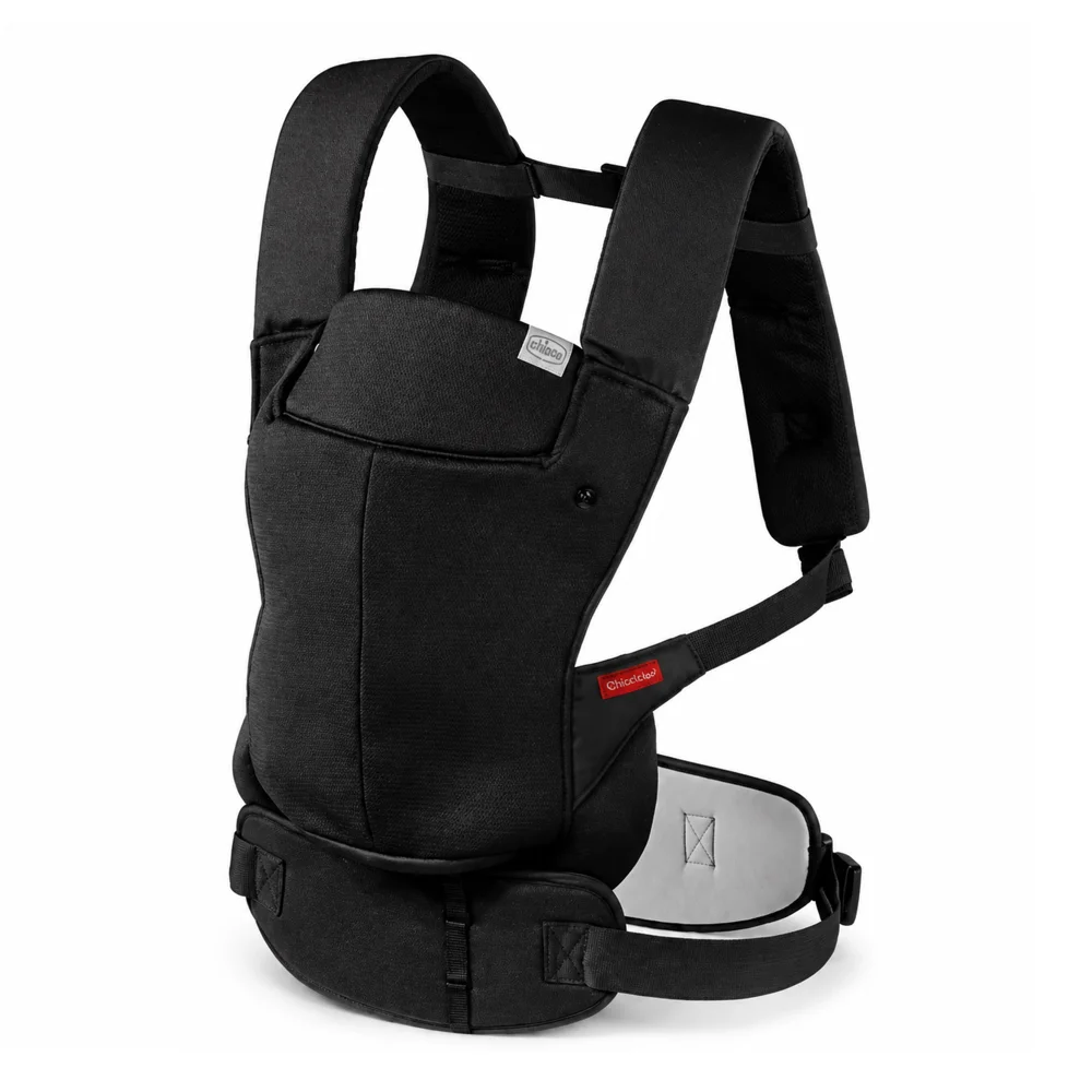 Chicco 4-in-1 Ergonomic Infant Carrier for Newborn to Toddler (0–2 Years) with Lumbar Support, Adjustable Fit & 4 Carry Positions – Black