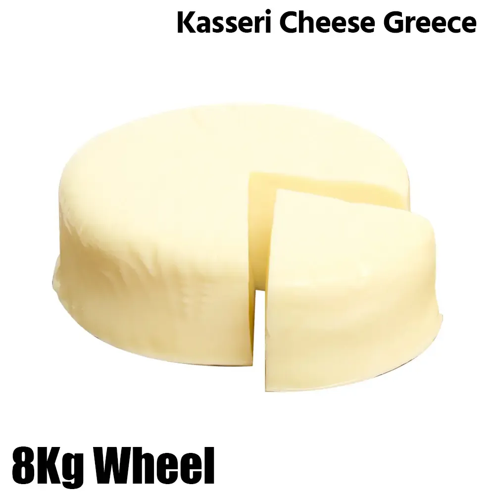 Athens Kasseri Cheese, Greece, 8Kg Wheel - For Hotel, Restaurant & Catering Use