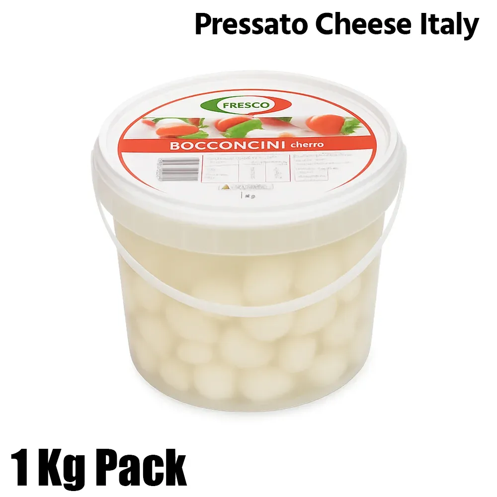 Vivaldi Mozzarella Cherry Cheese (Bocconcini), Italy, 1Kg Pack - For Hotel, Restaurant & Catering Use