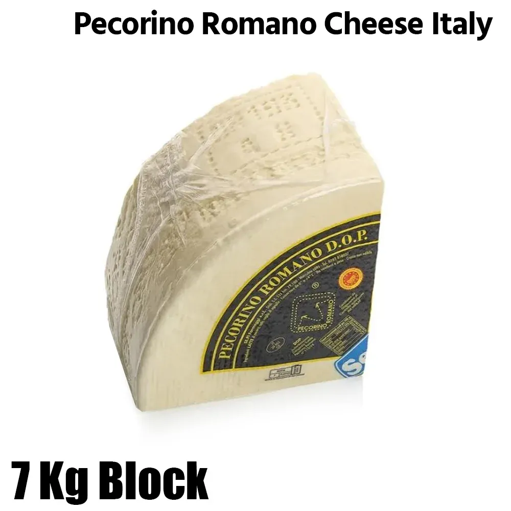 Vivaldi Pecorino Romano Cheese, Italy, 7Kg Block - For Hotel, Restaurant & Catering Use