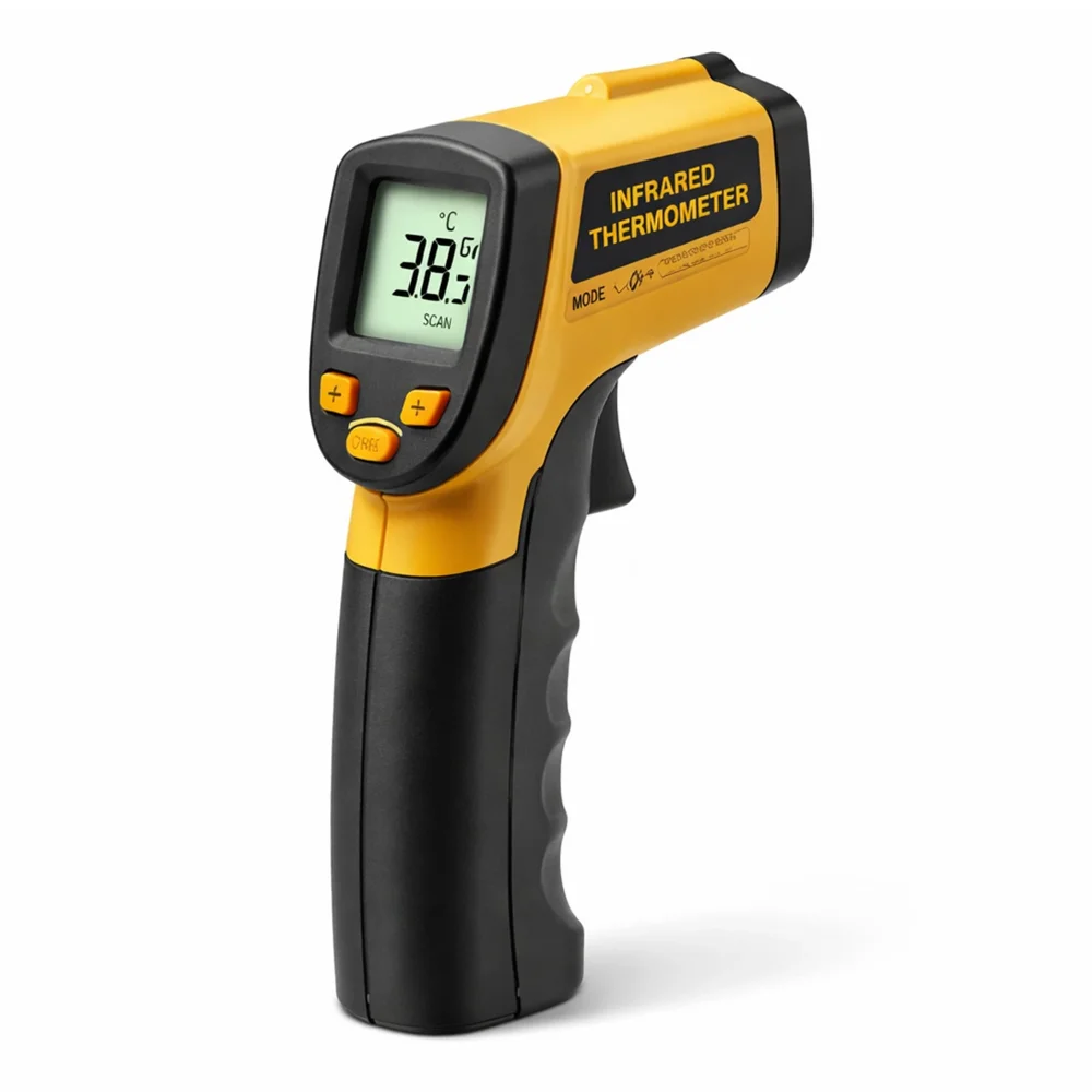 Infrared Thermometer Plastic for Temperature Checks & Frozen Food Inspection Commercial Use