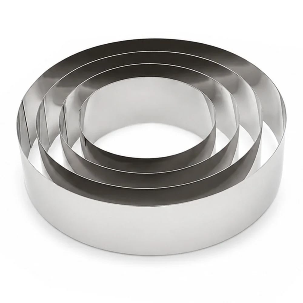 Stainless Steel Round Cake Ring 16x4.5 Cm
