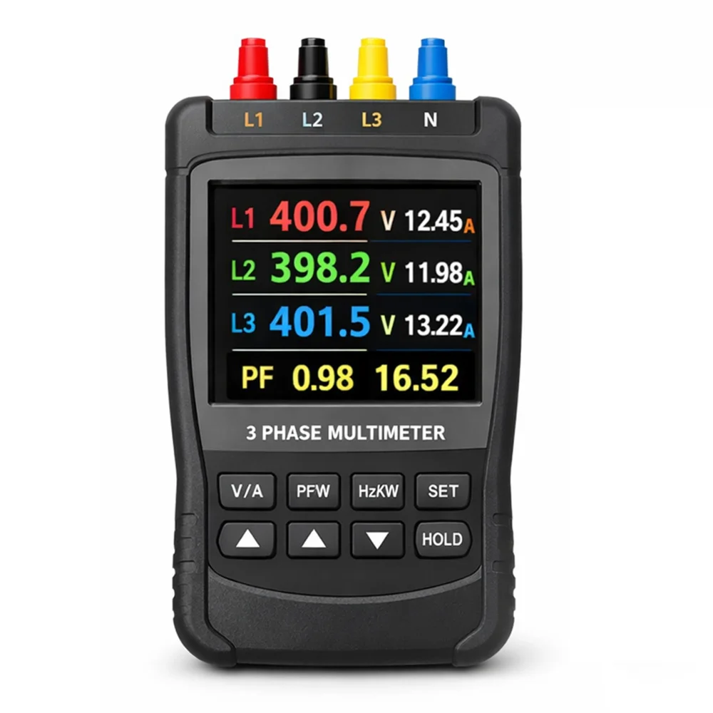 3 Phase Digital Multimeter PlasticLED Display