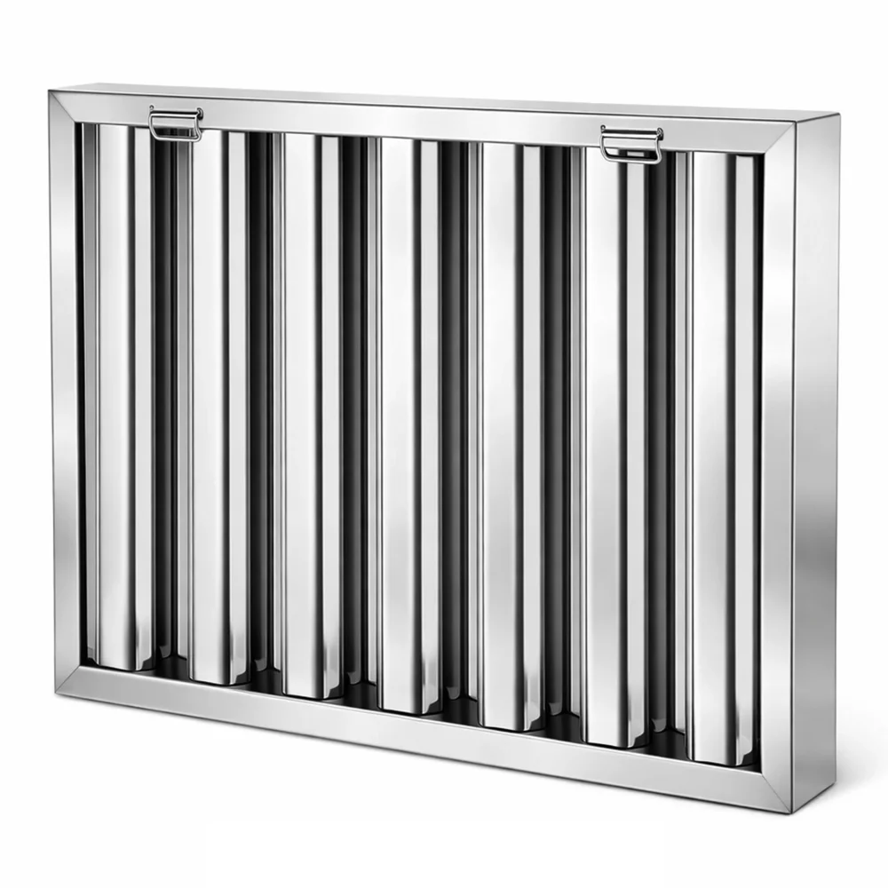 Baffle Filters Stainless Steel Brushed Finish 50.8 × 40.6 × 5 cm (L × W × H)