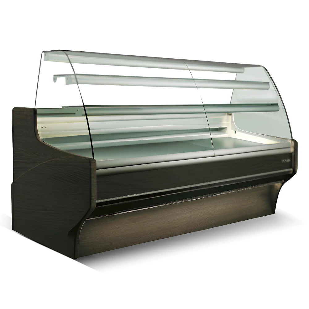 Docriluc, Refrigerated Display Cabinet, 2 Doors, Walnut