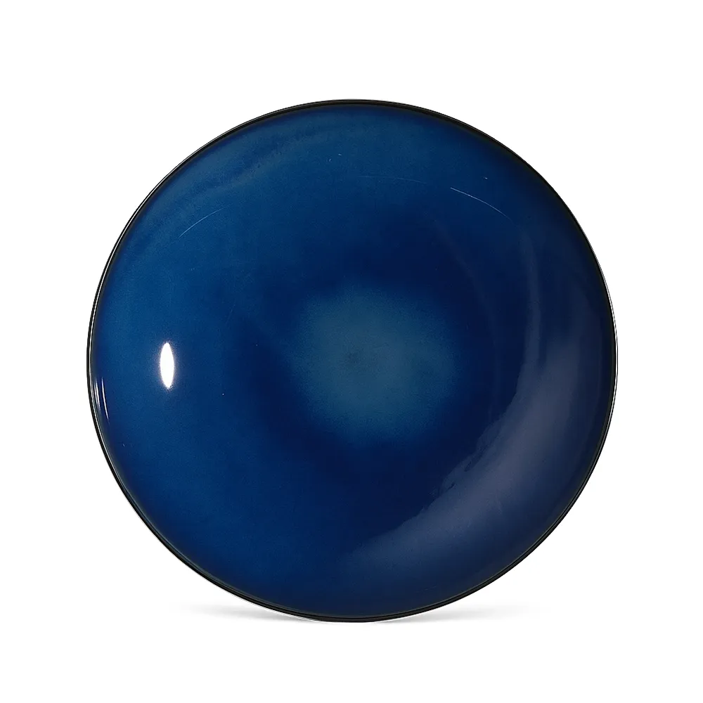 Don Bellini, Porcelain Plate, Black, 21 cm Diameter