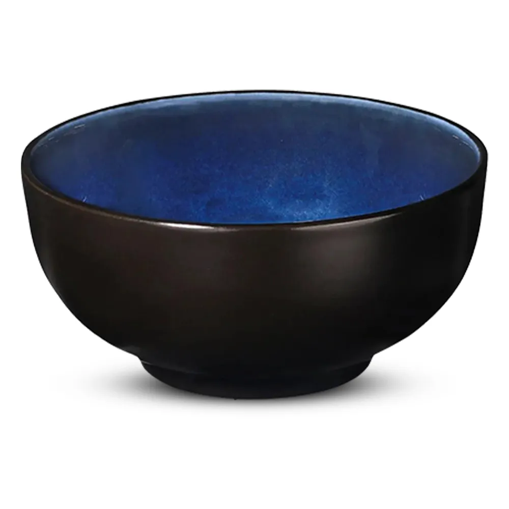 Don Bellini, Porcelain Bowl, 14.5 cm Diameter, Black