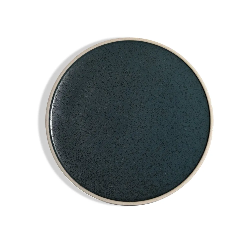 Don Bellini, Deep Plate, Midnight Blue Porcelain, 26 cm Diameter