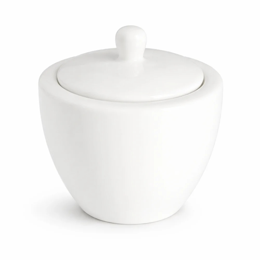 Covered Sugar Pot White 25cl / 8.5oz Delta