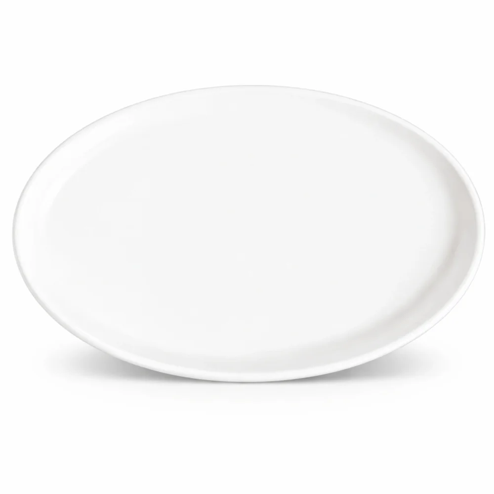 Oval Serving Plate White 33cm Delta
