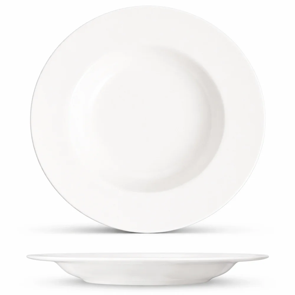 Pasta Plate White 23cm / 9" Delta