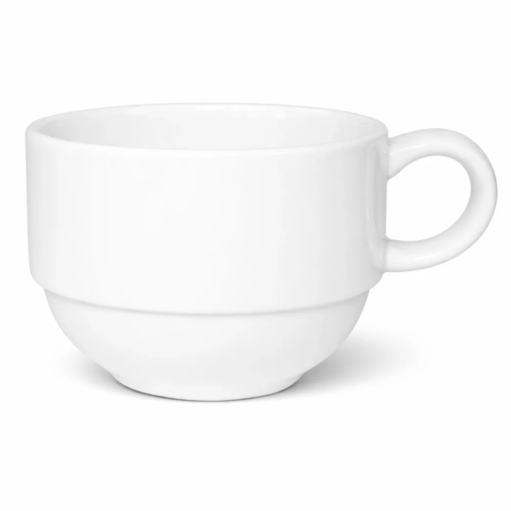 Stacking Cup White 21cl / 7.5oz Delta