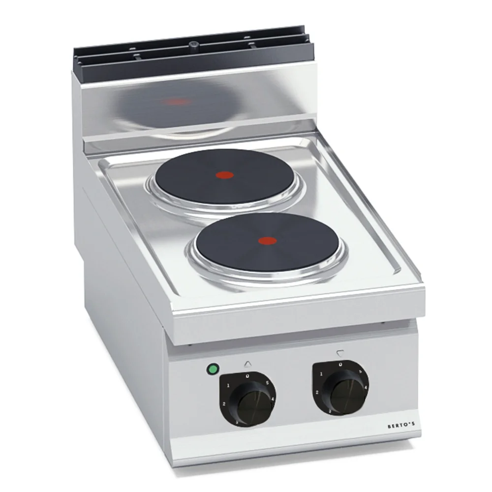 Bertos, Cooking Range, 2 Plates, 5.2 kW, Electric