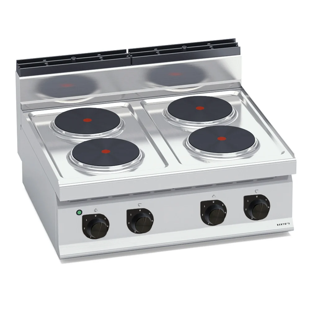 Bertos, Cooking Range, 4 Plates, 10.4 kW