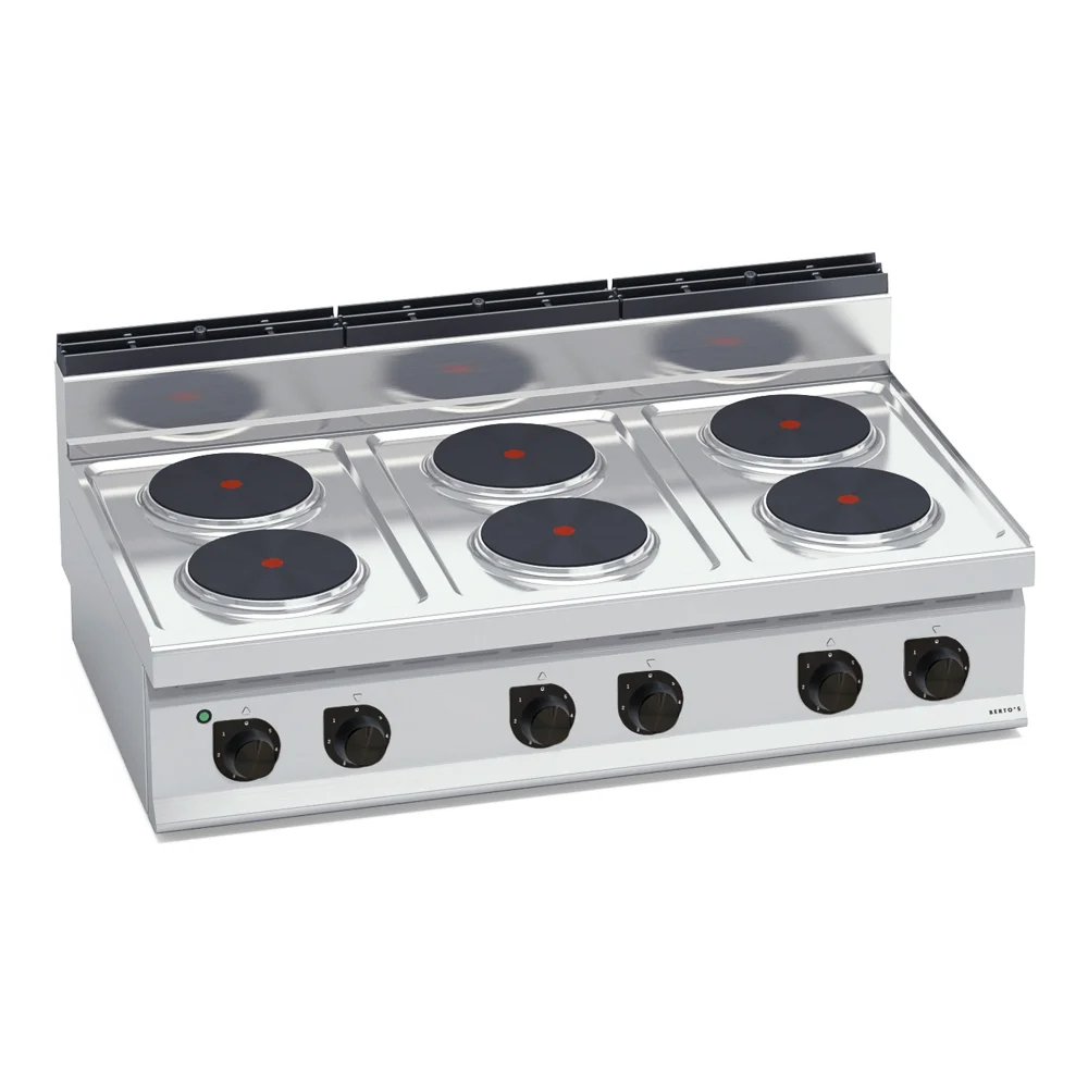 Bertos, Cooking Range, 6 Plates, 15.6 kW, Electric