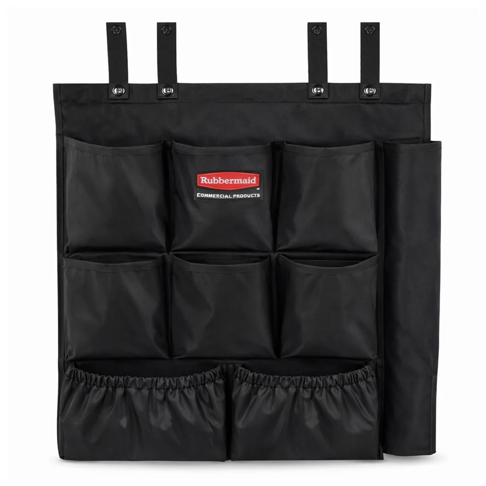 Rubbermaid, Pocket Organizer, 9 Pockets, 25 Lb Load Capacity, Black