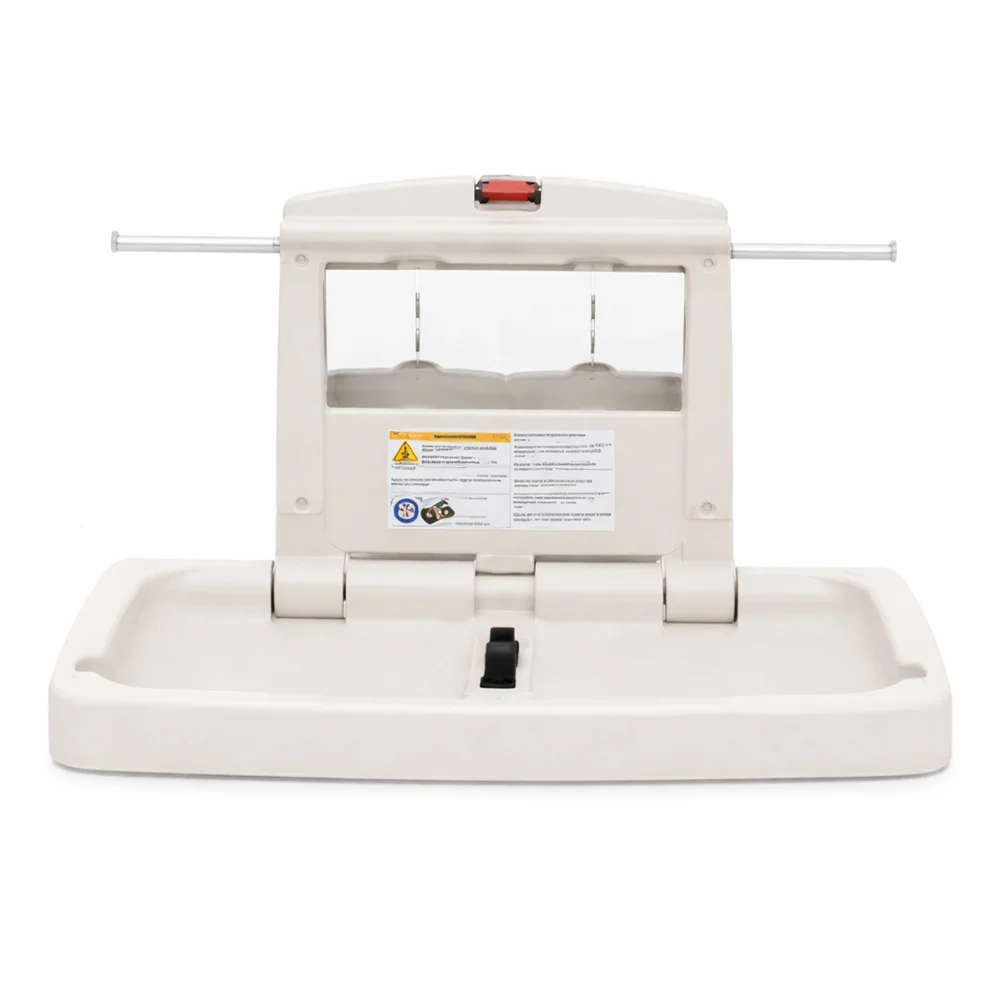 Rubbermaid, Baby Changing Station, Wall Mounted, Horizontal, ADA, 50 lb Load Capacity