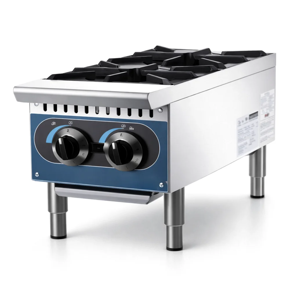 American Burner, Gas Cooker, 2 Burner, 15.5 kW, Table Top