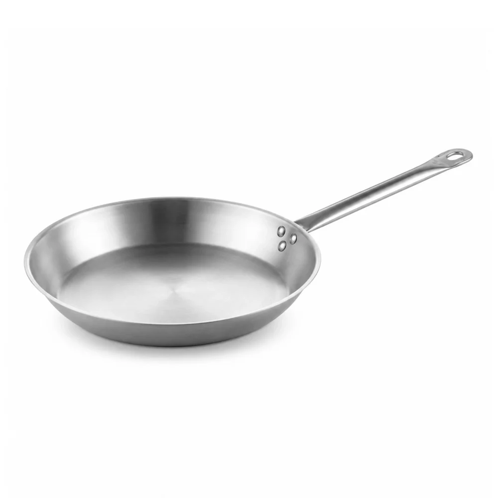 Frying Pan D20cm x H4cm Sandwich Bottom Stainless Steel