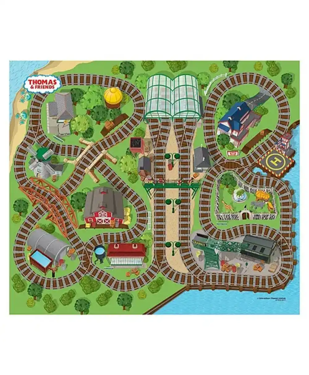 TCG Foam Play Mat Hypoallergenic Water-Resistant 6 Tiles Multicolour Age 3+ 80 x 69.8cm(L x W)