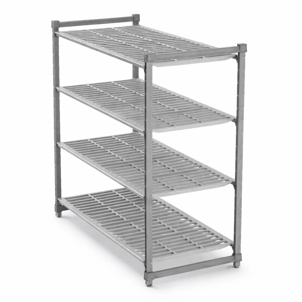 Cambro, Basics Plus, Starter Shelving Unit, 4 Shelves, Vented